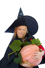 Image showing Young witch