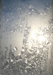 Image showing Frosty window