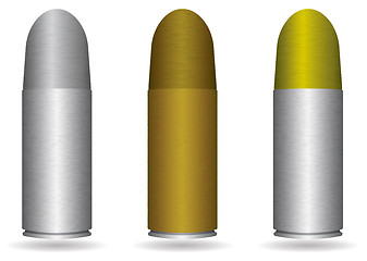 Image showing small handgun bullet