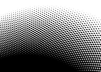 Image showing black halftone abstract image