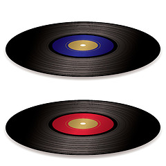 Image showing LP record album flat