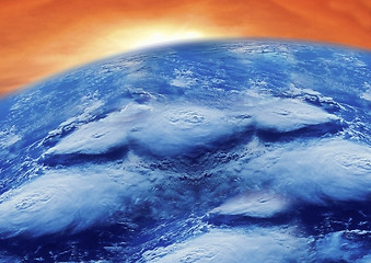 Image showing climate warming
