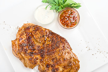 Image showing delicious grilled chicken