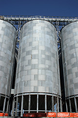 Image showing Flour mill silos