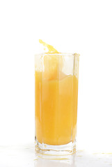 Image showing  orange juice splash