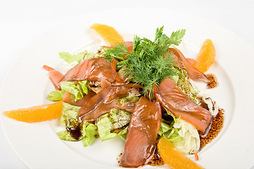 Image showing fish salad