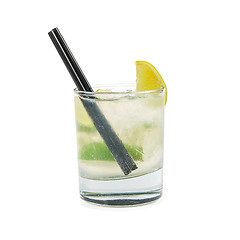 Image showing mojito alcohol cocktail  