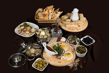 Image showing food dishes