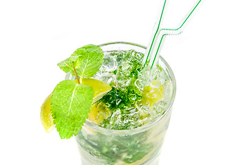 Image showing mojito closeup