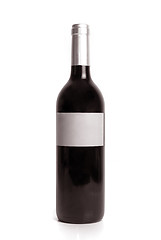 Image showing Bottle of red wine