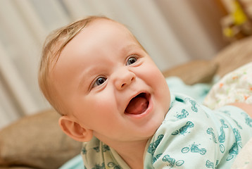 Image showing happy baby boy