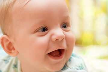Image showing happy baby boy