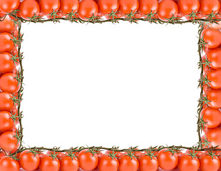 Image showing tomatoes frame