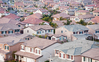 Image showing Neighborhood Roof Tops View