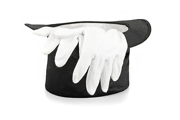 Image showing Black magic hat and gloves