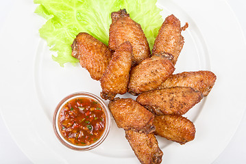 Image showing Roasted Wings