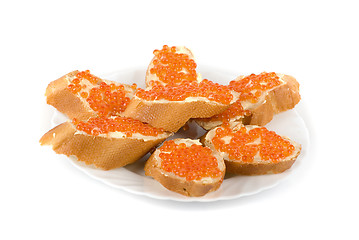 Image showing Sandwich caviar