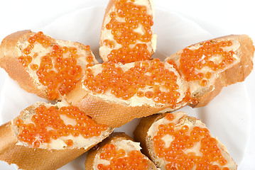 Image showing Sandwich caviar