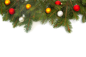 Image showing Christmas tree decorations