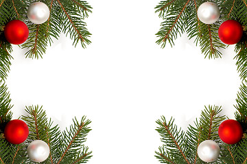 Image showing Christmas tree decorations