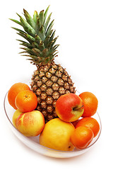 Image showing Fruits in a bowl