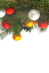 Image showing Christmas tree decorations