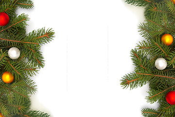 Image showing Christmas tree decorations