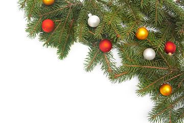 Image showing Christmas tree decorations