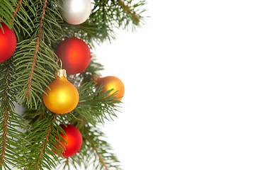 Image showing Christmas tree decorations