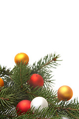 Image showing Christmas tree decorations