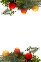 Image showing Christmas tree decorations