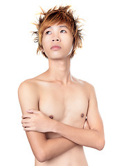 Image showing Alluring Korean punk model