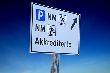 Image showing NM sign