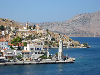 Image showing Greek island Symi (Simi), Dodecanesse