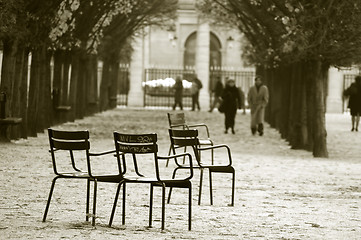 Image showing Jardin des Tuileries. Paris