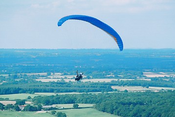 Image showing Blue Paraglider