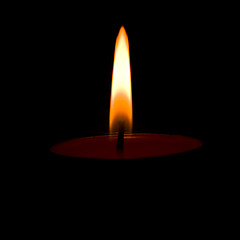 Image showing single candle