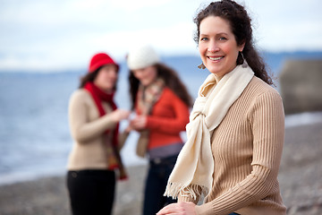 Image showing Mother and daughters