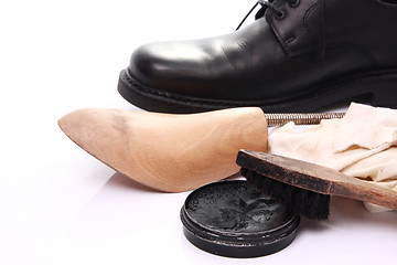 Image showing shoe care