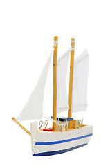 Image showing toy sailing boat