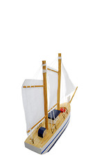 Image showing toy sailing boat