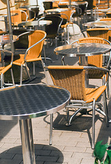 Image showing Summer street cafe