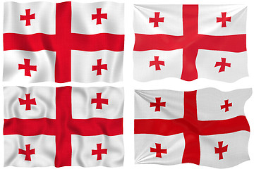 Image showing Flag of Georgia