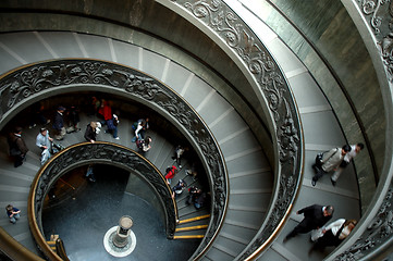 Image showing Spiral stairs