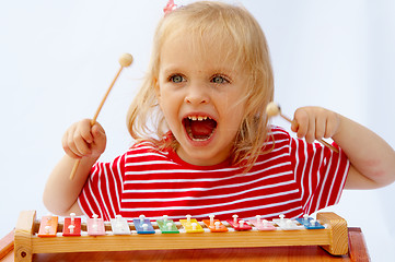 Image showing Rainbow xylophone