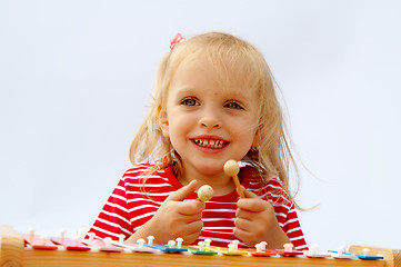 Image showing Rainbow xylophone