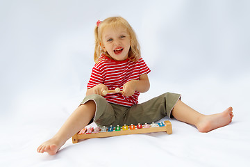 Image showing Rainbow xylophone