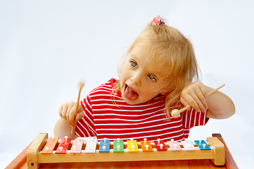 Image showing Rainbow xylophone