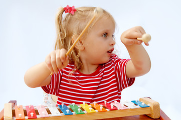 Image showing Rainbow xylophone