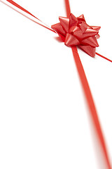 Image showing Red bow